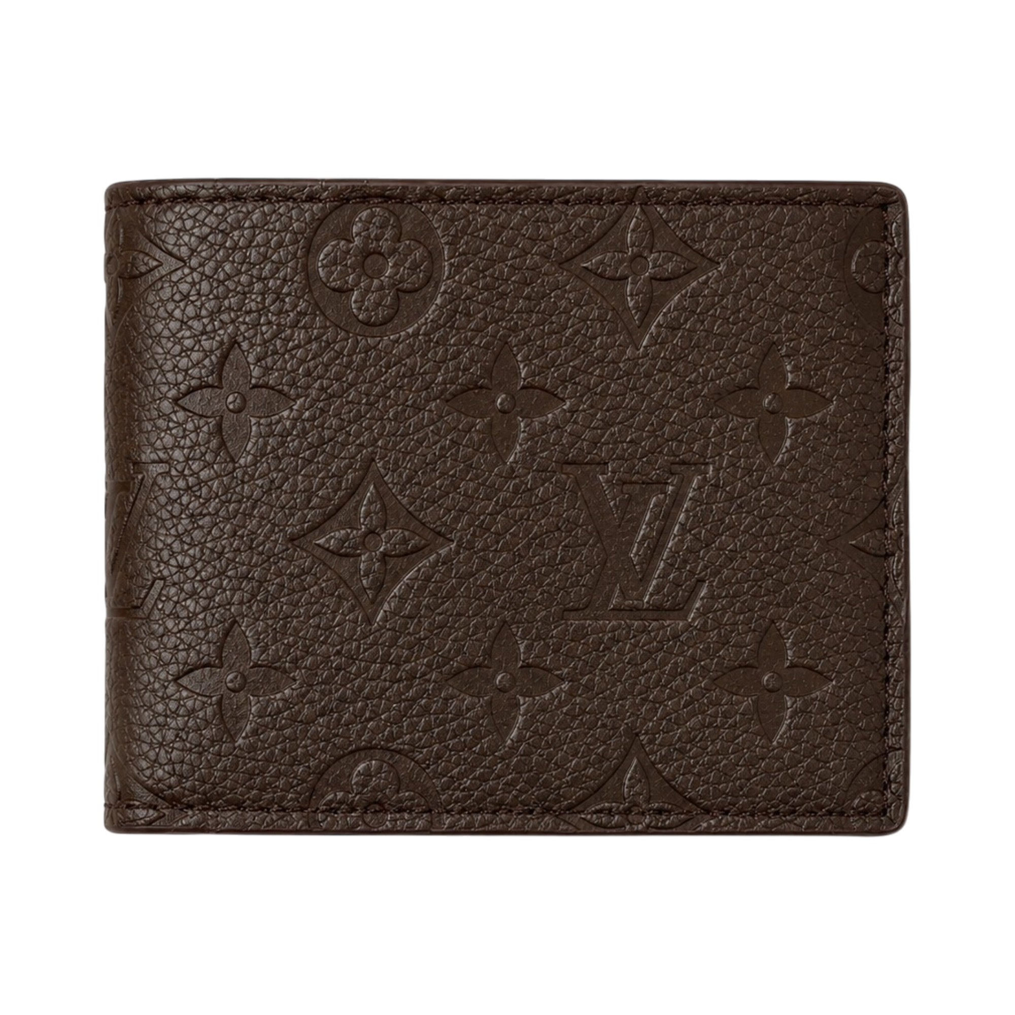 Louis Vuitton Dark Brown Leather Wallet #3