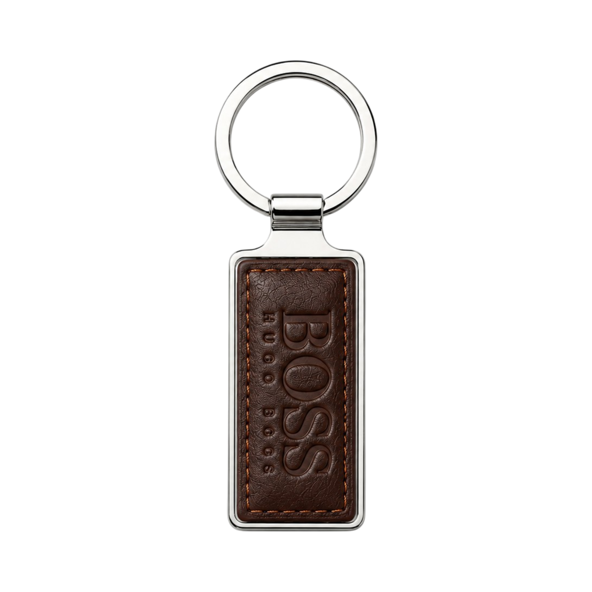 HUGO Brown Wallet and Matching Keychain Gift Set #1