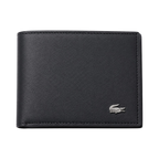 Lacoste Black Wallet and Matching Keychain Gift Set #1