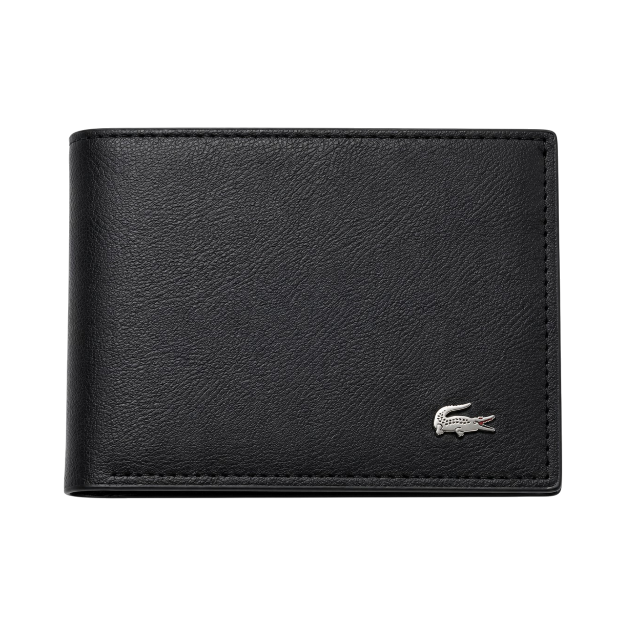 Lacoste Black Wallet and Matching Keychain Gift Set #2