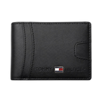 Tommy Black Leather Wallet #4