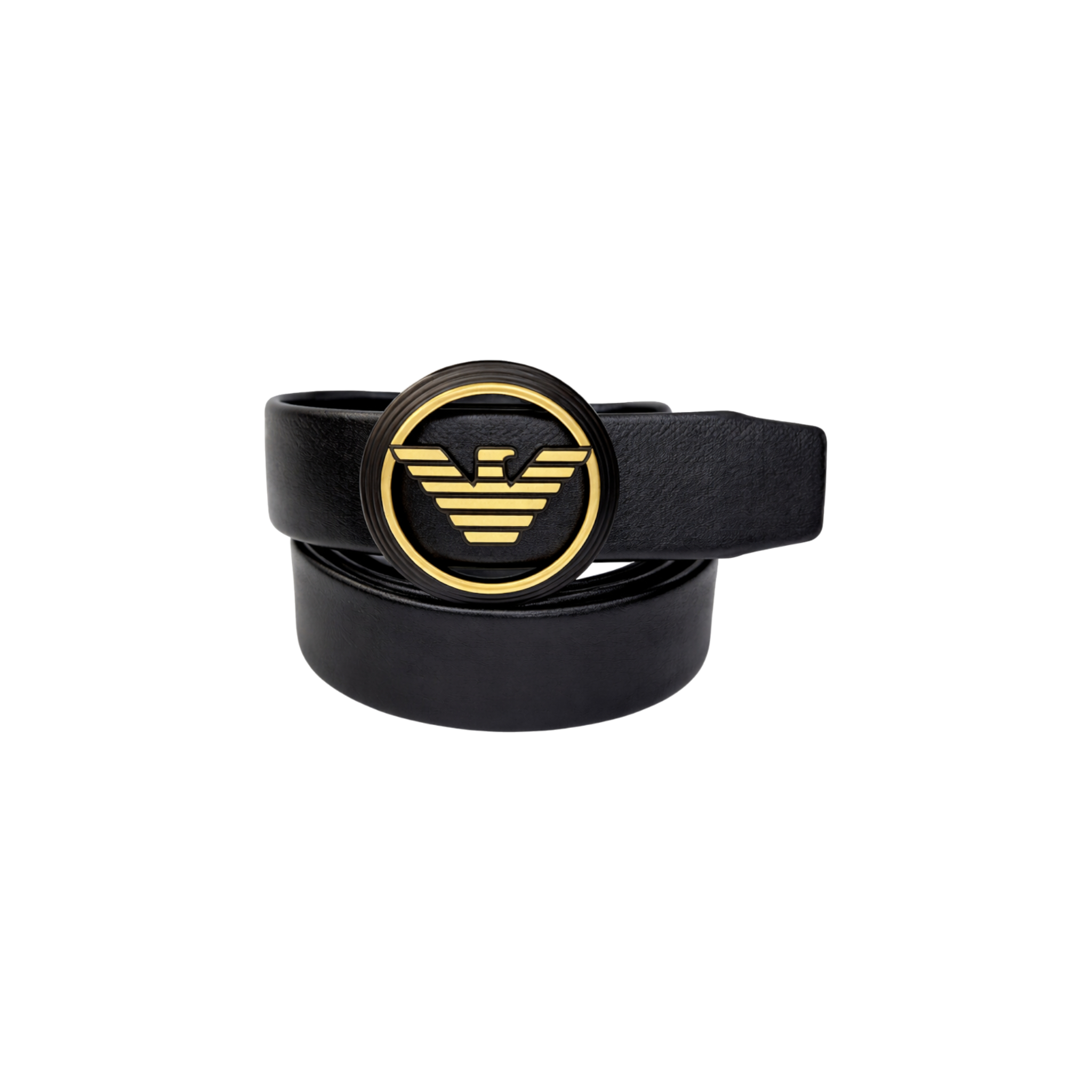 Emporio Armani Leather Black Belt #1