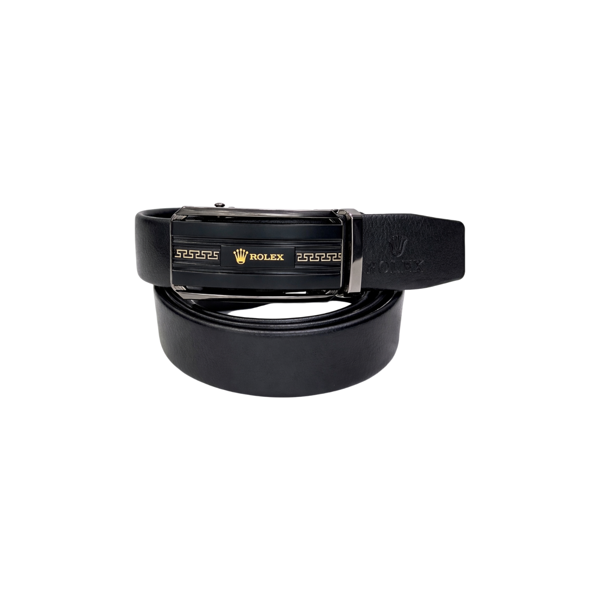 Rolex Leather Black Belt #3