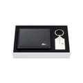 Lacoste Black Wallet and Matching Keychain Gift Set #2