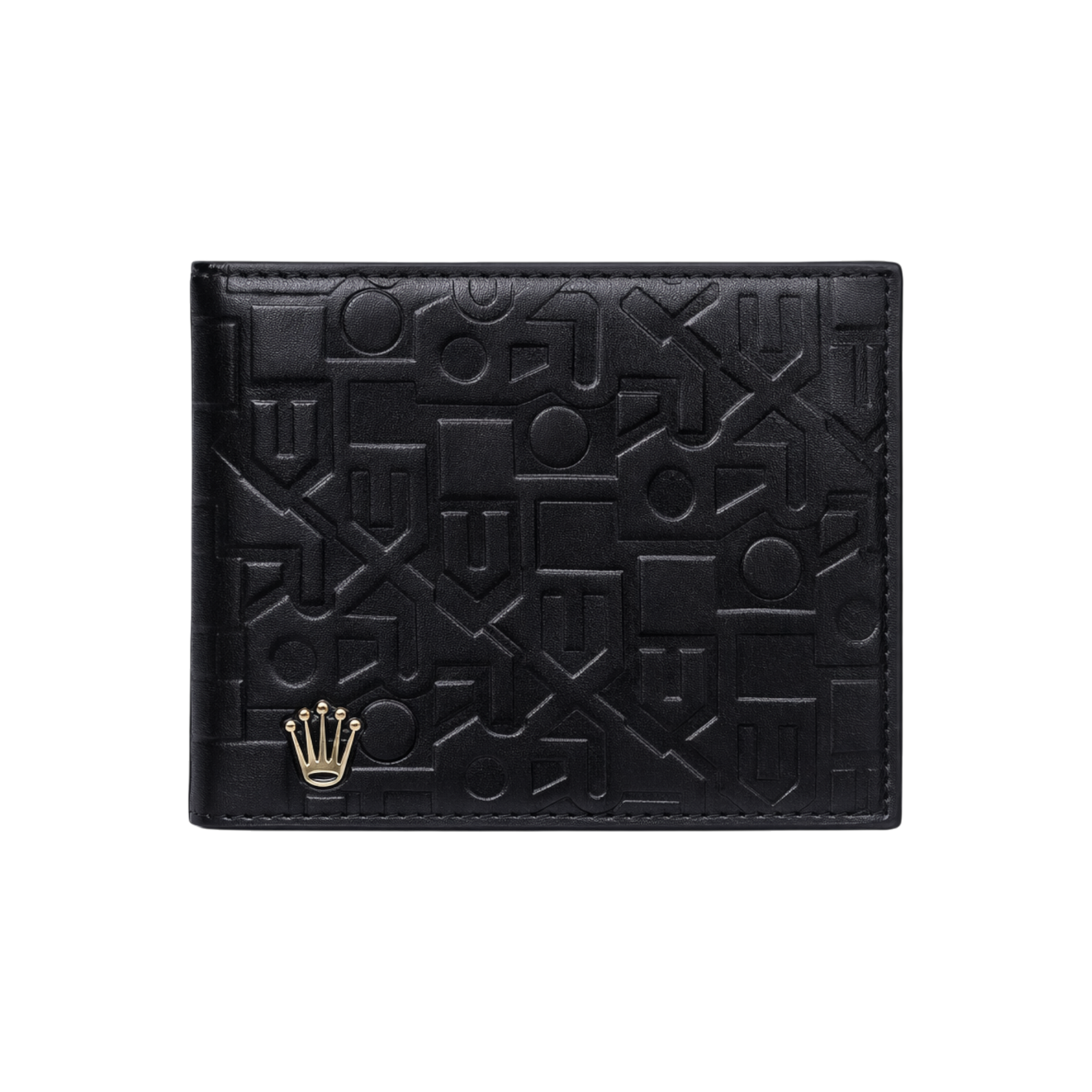 Rolex Black Leather Wallet and Belt Gift Set #1