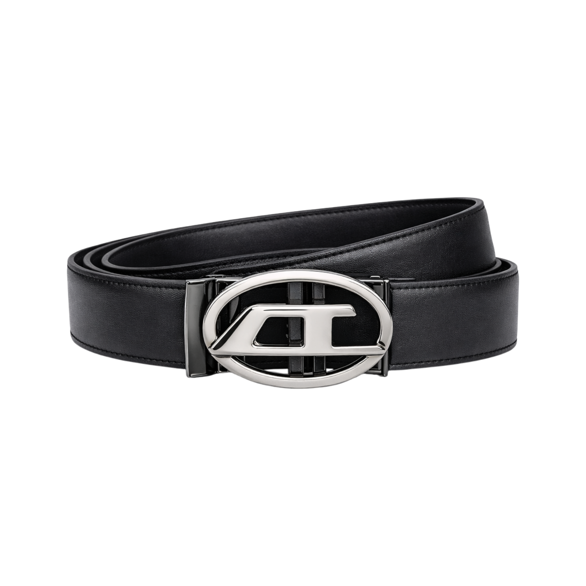 Diesel Black Leather Wallet and Belt Gift Set #1