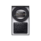 Rolex Black Leather Wallet and Belt Gift Set #2