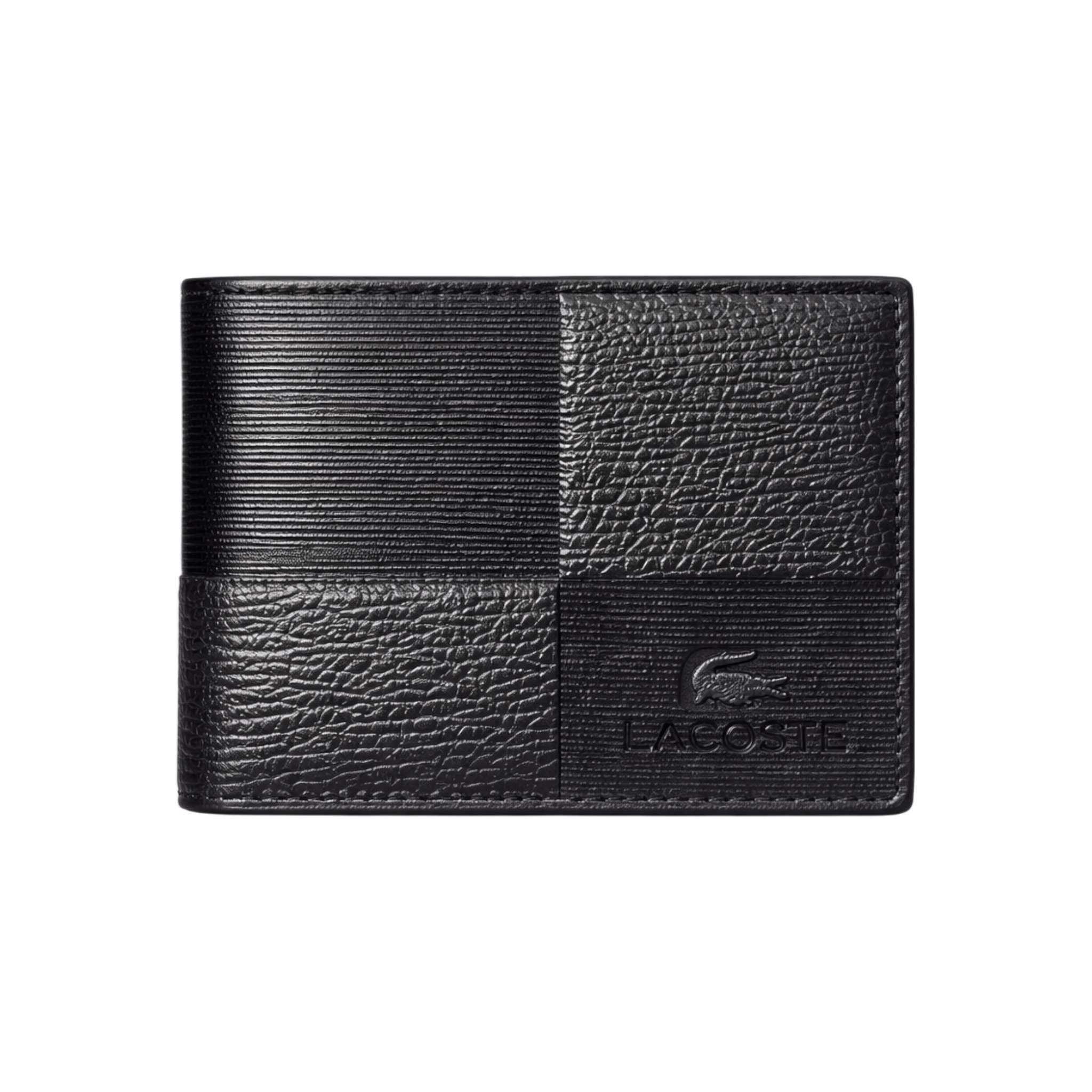 Lacoste Black Leather Wallet and Belt Gift Set #1