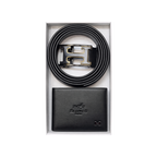 Hermes Black Leather Wallet and Belt Gift Set #1