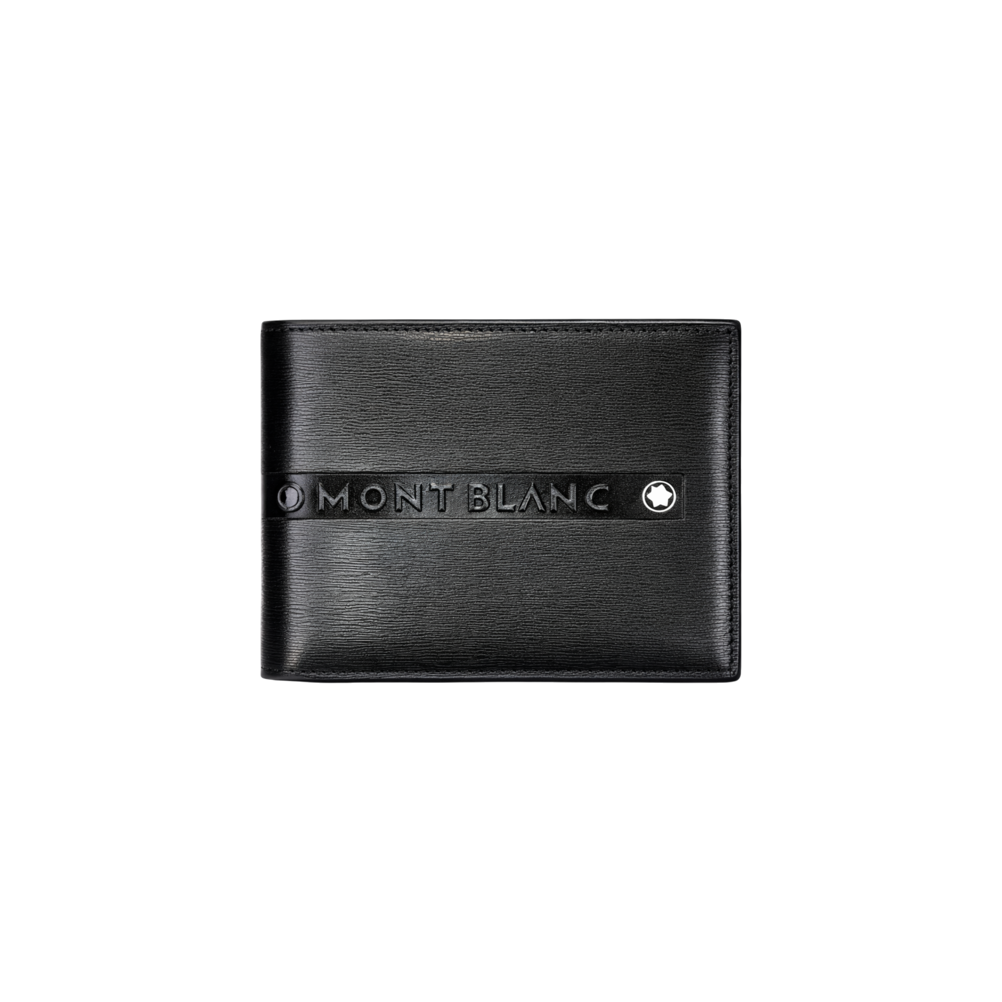 Mont Blanc Black Leather Wallet and Belt Gift Set #1