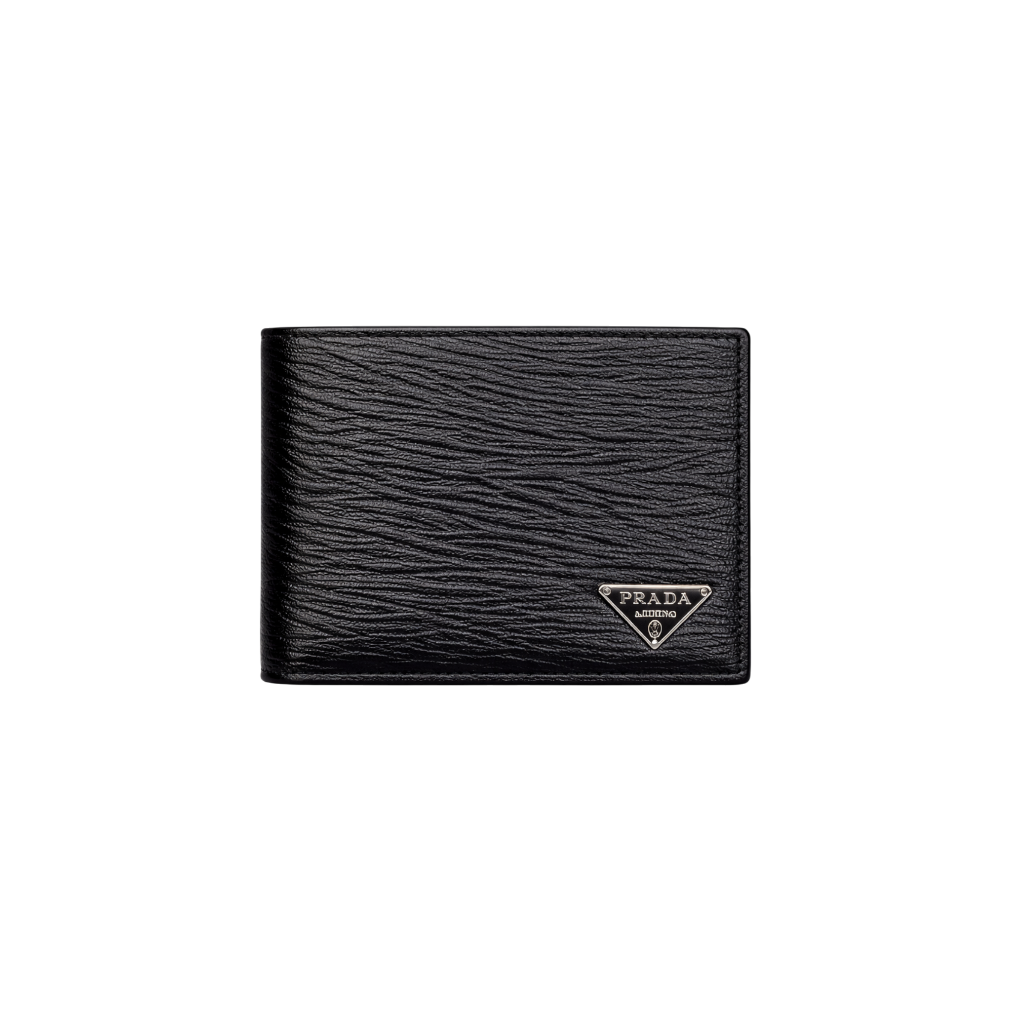 Prada Black Leather Wallet and Belt Gift Set #1