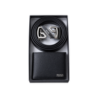 BOSS Black Leather Wallet and Belt Gift Set #2