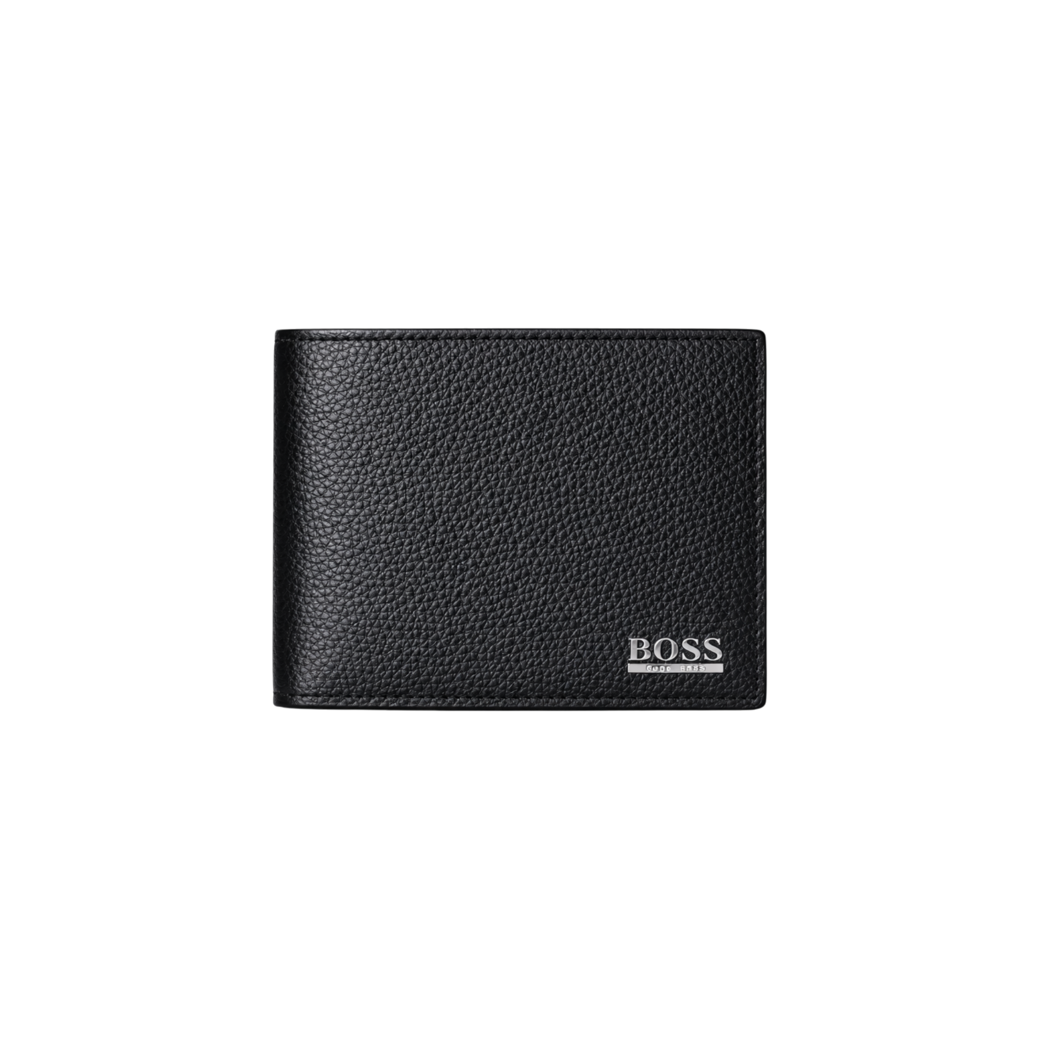 BOSS Black Leather Wallet and Belt Gift Set #2