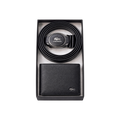 Lacoste Black Leather Wallet and Belt Gift Set #2