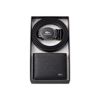 Lacoste Black Leather Wallet and Belt Gift Set #2