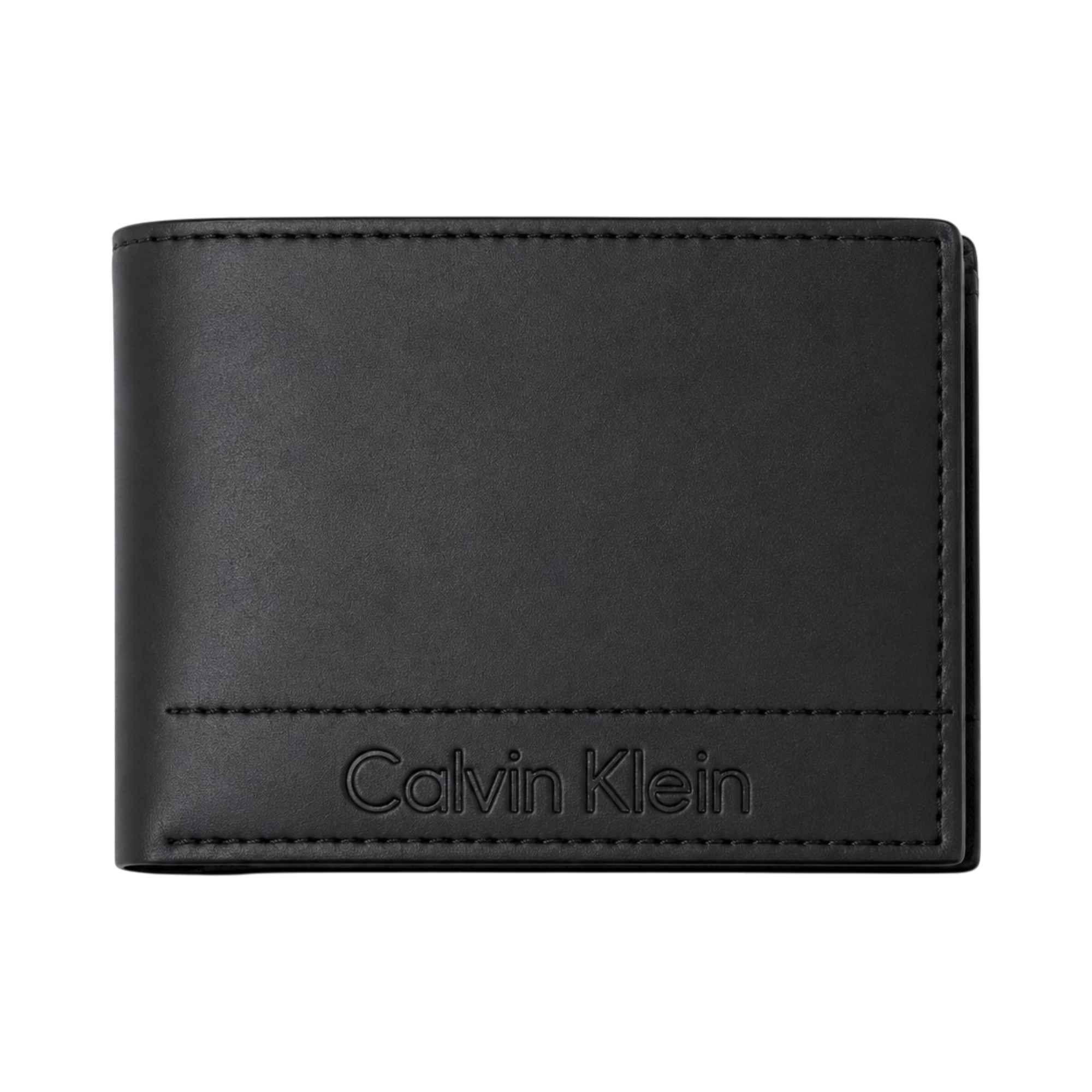 Calvin Klein Black Wallet and Matching Keychain Gift Set #1