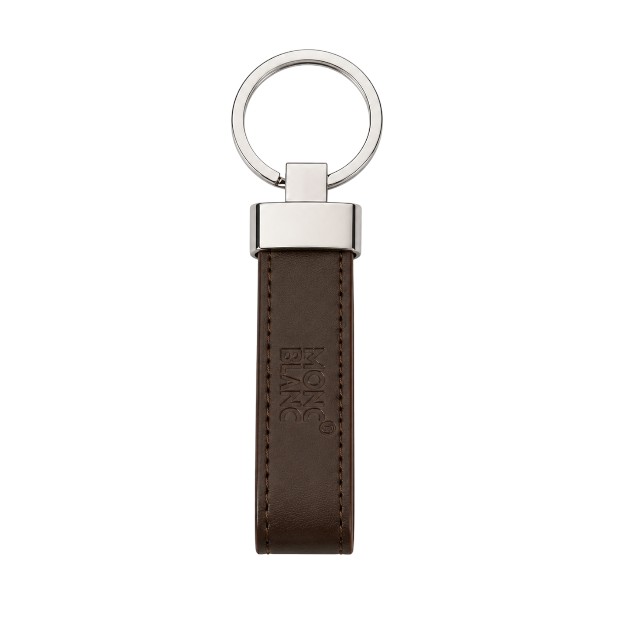 Mont Blanc Brown Leather Wallet, Card Holder and Keychain Gift Set
