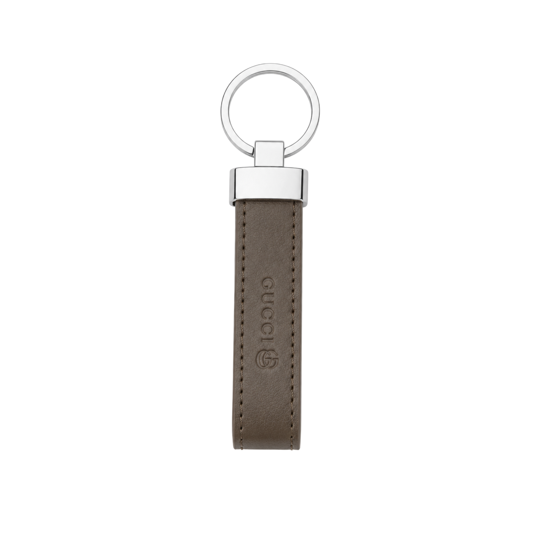 Gucci Brown Leather Wallet, Card Holder and Keychain Gift Set