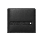 Mont Blanc Black Leather Wallet, Card Holder and Keychain Gift Set #1