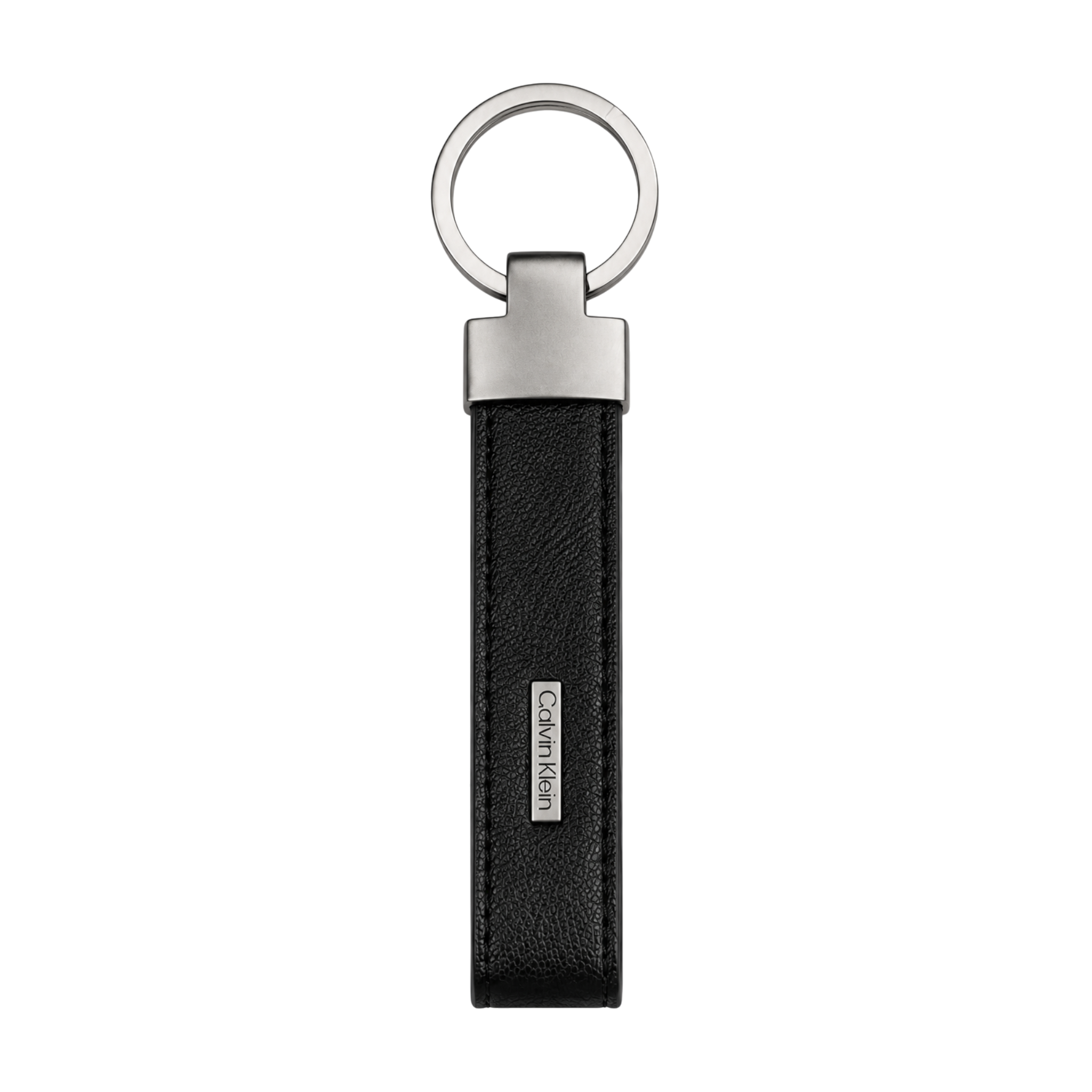 Calvin Klein Black Leather Wallet, Card Holder and Keychain Gift Set #1