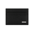 Calvin Klein Black Leather Wallet, Card Holder and Keychain Gift Set #1
