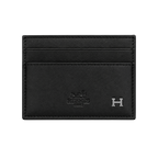 Hermès  Black Leather Wallet, Card Holder and Keychain Gift Set #1