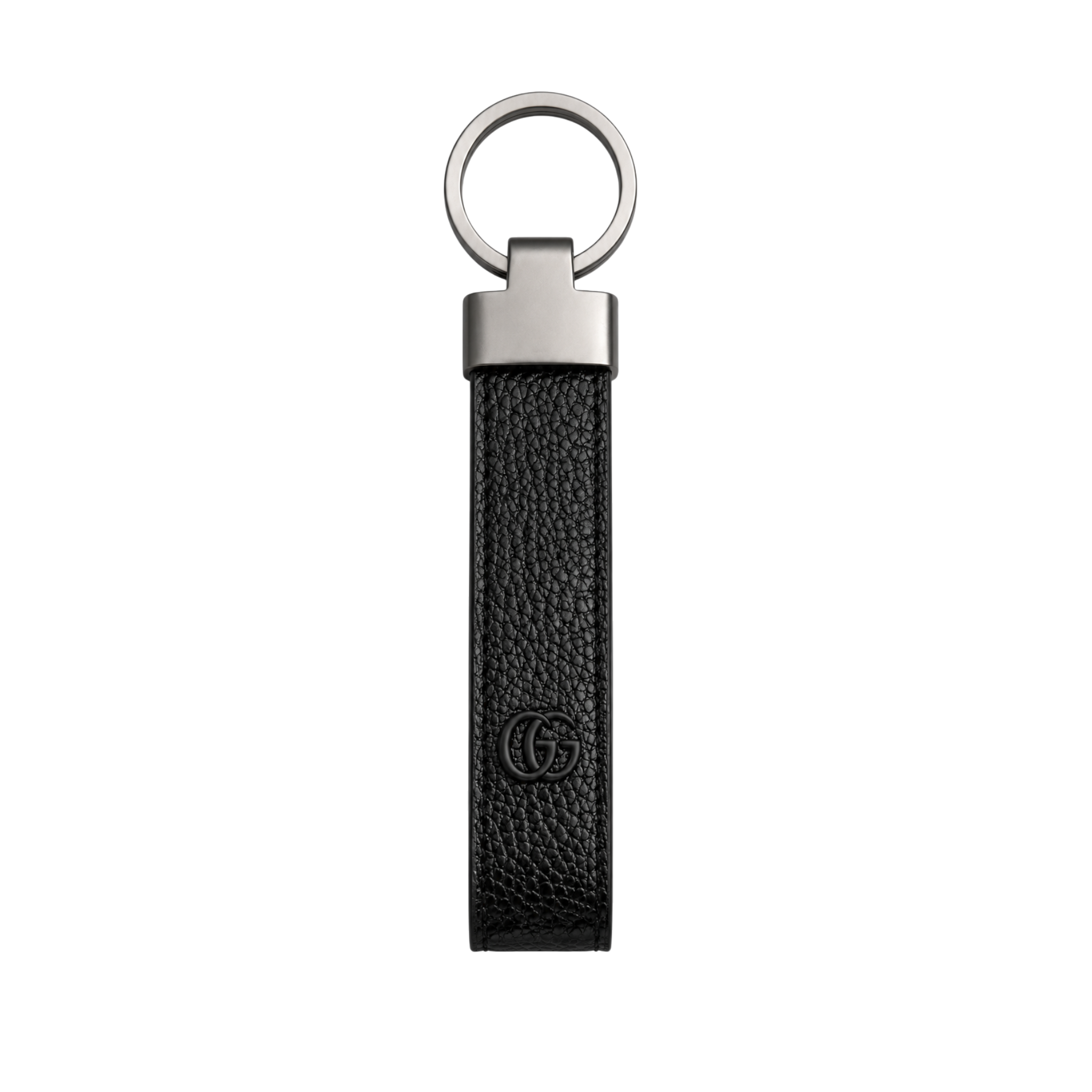 Gucci Black Leather Wallet, Card Holder and Keychain Gift Set