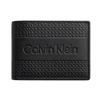 Calvin Klein Black Leather Wallet, Card Holder and Keychain Gift Set #2