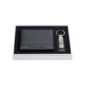 Calvin Klein Black Wallet and Matching Keychain Gift Set #1