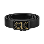 Calvin Klein Black Leather Wallet and Belt Gift Set #1
