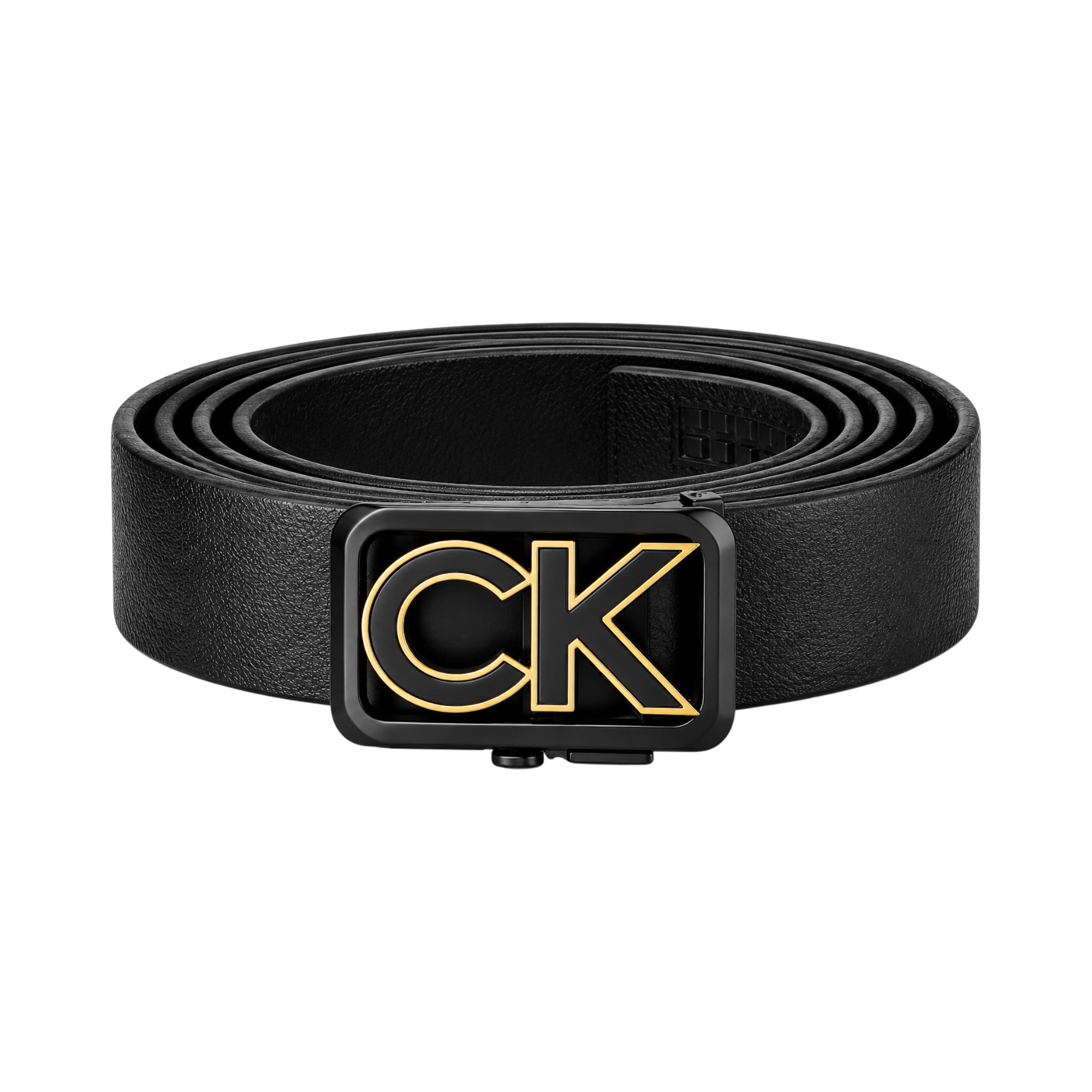 Calvin Klein Black Leather Wallet and Belt Gift Set #1
