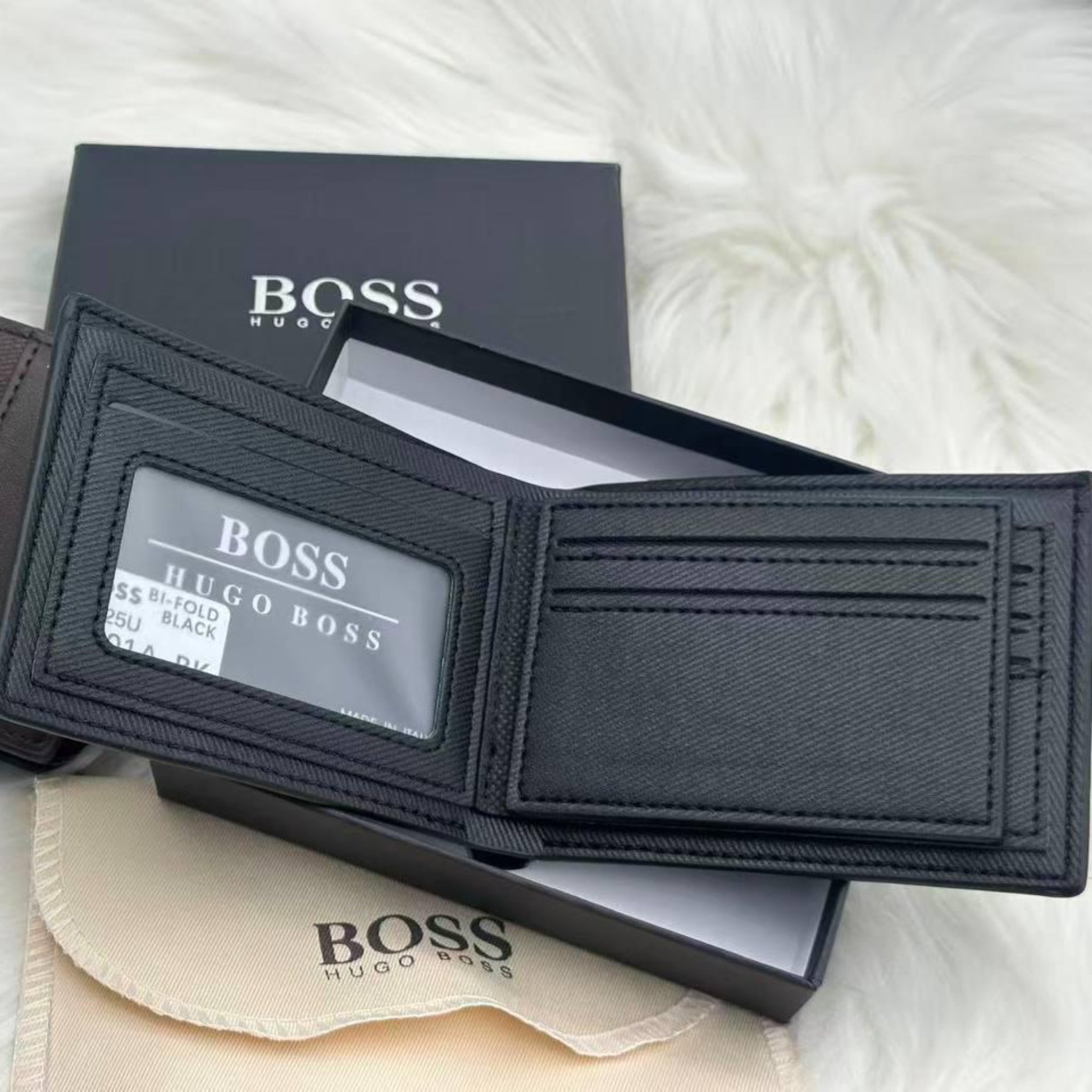 BOSS Black Leather Wallet #2