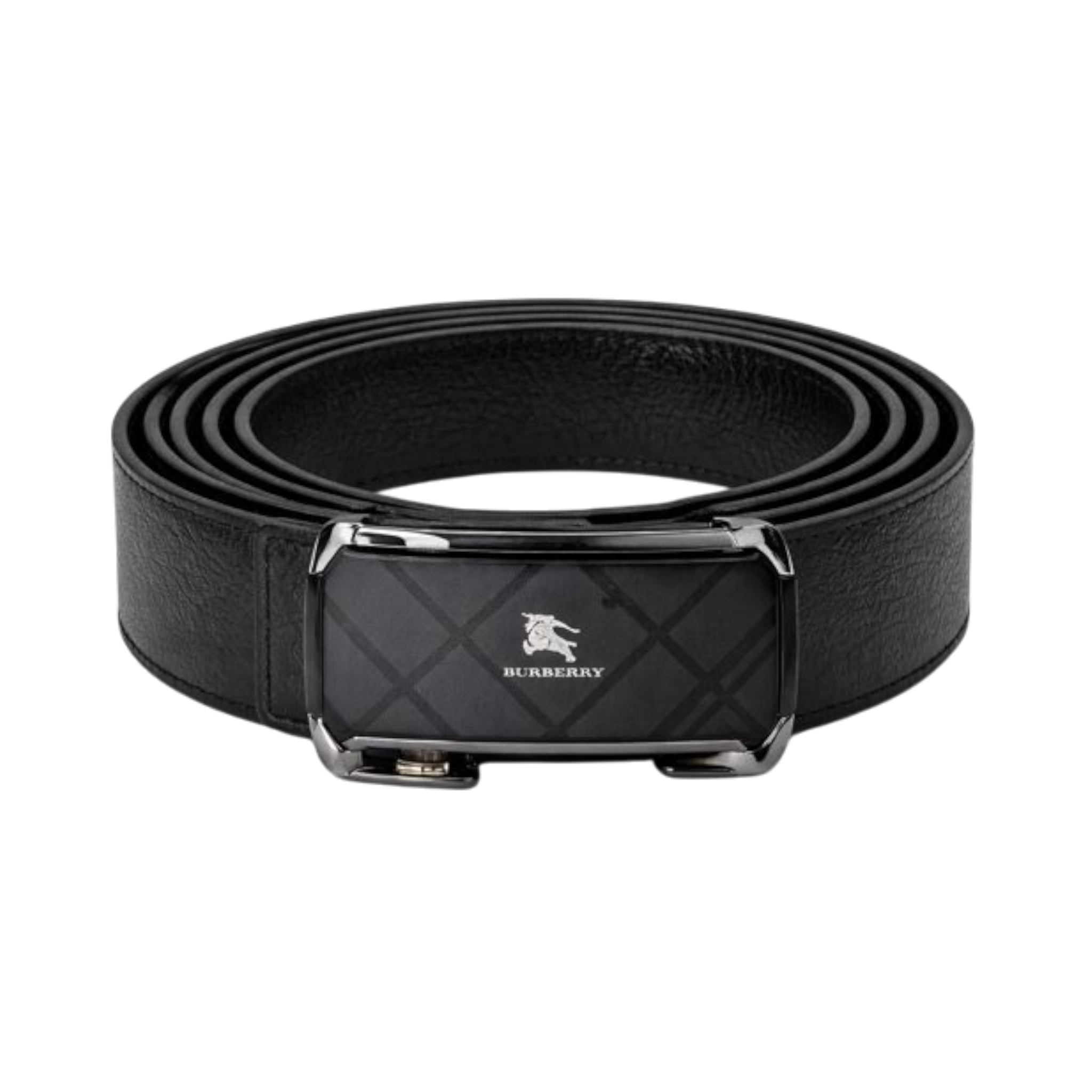 Burberry Black Leather Wallet and Belt Gift Set #1